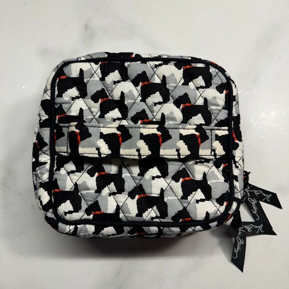 Vera Bradley Scottie Dog Travel Jewelry Organizer, Quilted, Multipockets, NWOT - Picture 1 of 13